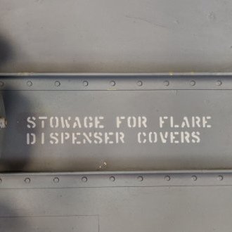 Stowage for flare Dispenser covers