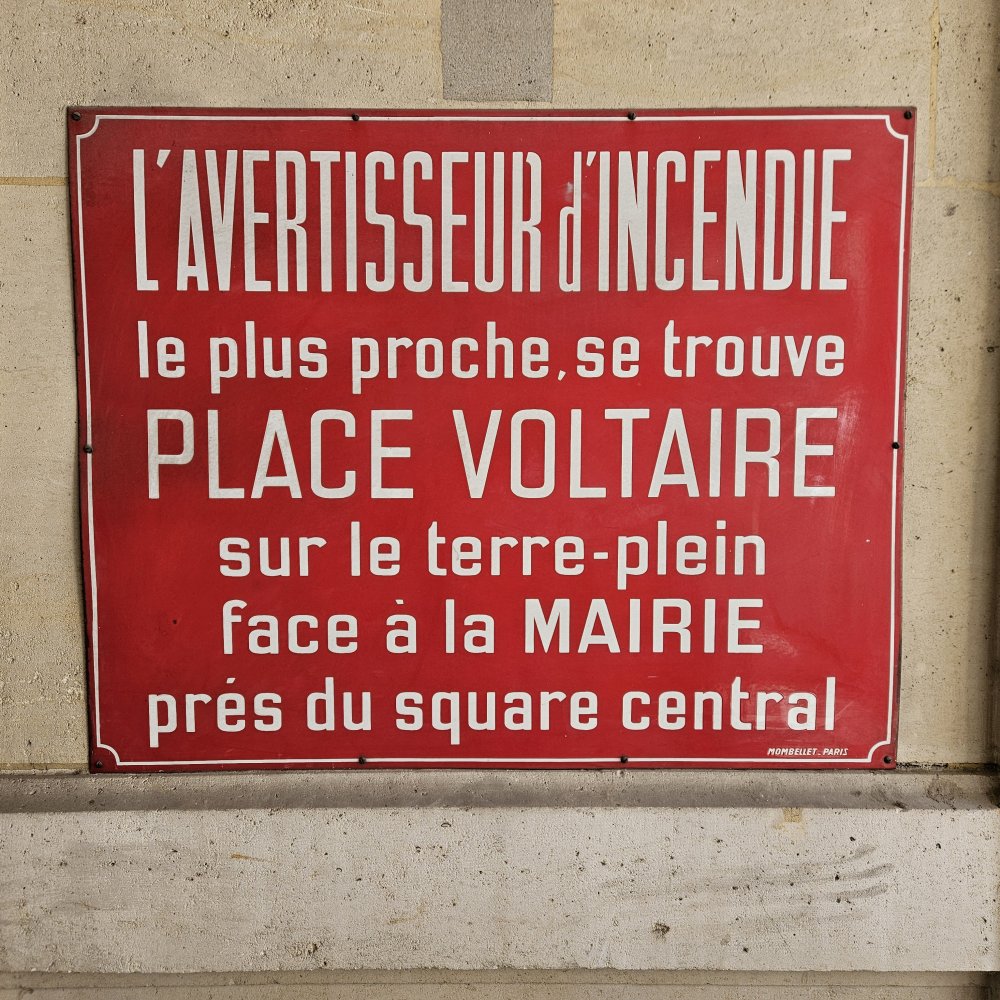 L'avertisseur d'incendie le plus proche