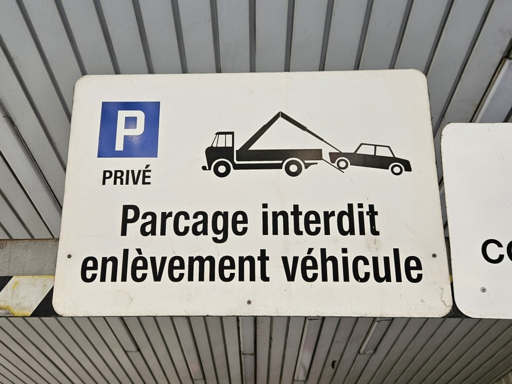 Parcage interdit