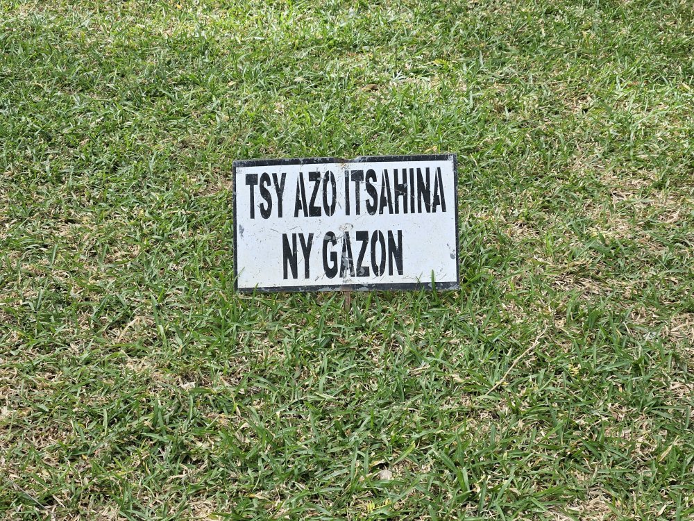 Tsy azo itsahina ny Gazon